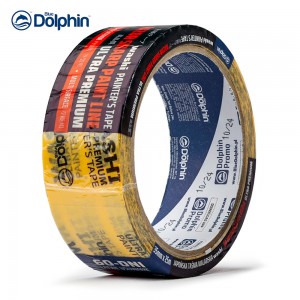 Малярная лента (скотч) Blue Dolphin WASHI XF7 рисовая бумага 35 мм х 25 м