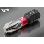Ударна біта Milwaukee (милуокі) SHOCKWAVE хрест Pz3 25 мм Impact 25 шт.