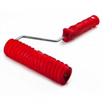 Валик декоративный резиновый для имитации текстуры дерева, 48 х 174 мм