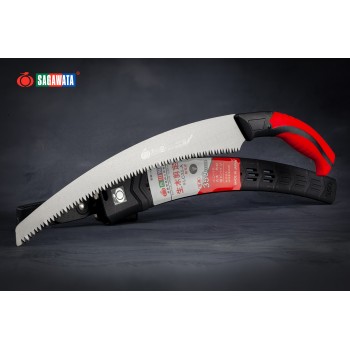 Пила садова ручна Sagawata (Японія) вигнуте лезо 350 мм, 6 TPI в чохлі