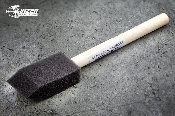 Малярная кисть из поролона для покраски углов Linzer Economy Foam 25 мм