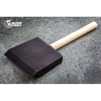 Малярський пензель з поролону Linzer Economy Foam для фарбування кутів 75 мм