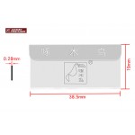 Лезвия сменные для скребка серые 19 мм Woodpecker FD-50W