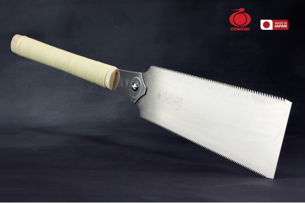 Японська пила по дереву 240 мм GYOKUCHO BLUE HARD KOMAME Ryoba двостороння 20/11-7 Tpi Японська пила по дереву 240 мм GYOKUCHO BLUE HARD KOMAME Ryoba двостороння 20/11-7 Tpi