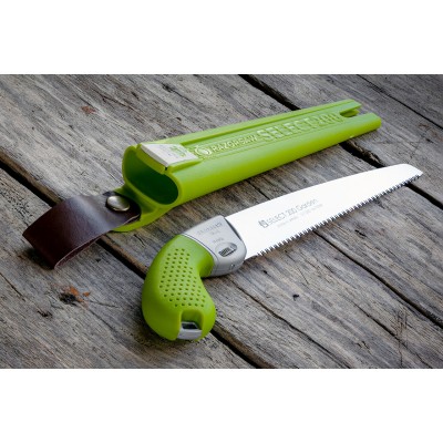 Пилка  ручна по дереву 200мм Gyokucho (Японія) з поясним чохлом 9 TPI