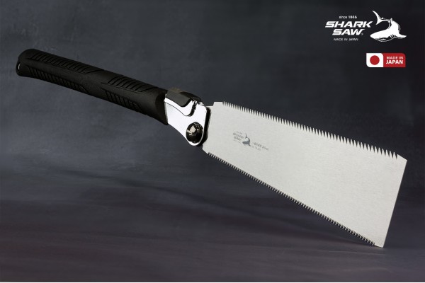 Ножовка по дереву 240 мм TAKAGI SHARK SAW двухсторонняя Ryoba 17/9 TPI складная