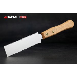 Пила ручная по дереву 120 мм TAKAGI (Япония) GISUKÉ Mini Ryoba двухсторонняя 22/22 TPI
