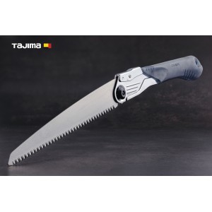 Ножовка ручная по дереву TAJIMA (Япония) G-SAW GK-GJ210 универсальная складная, силиконовая ручка 210 мм