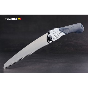 Ножівка ручна для дерева TAJIMA (Японія) G-SAW GK-GJ210 універсальна складана, силіконова ручка 210 мм