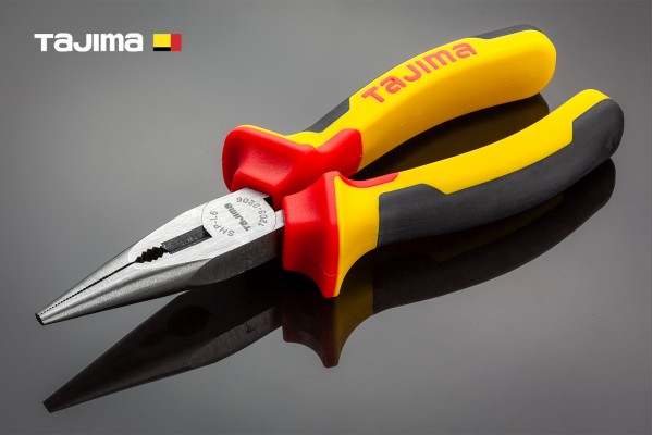 Плоскогубці довгогубці 160 мм TAJIMA SHP-L6 з ріжучою кромкою