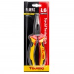 Плоскогубці довгогубці 160 мм TAJIMA SHP-L6 з ріжучою кромкою