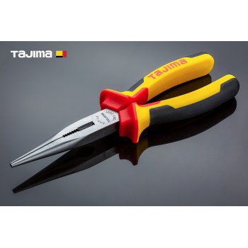 Плоскогубці (довгогубці) 200 мм TAJIMA (Японія) SHP-L8, "американки", з різальною кромкою