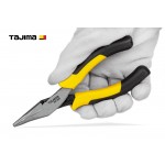 Плоскогубцы длинногубцы 125 мм TAJIMA CrNi Хром-никель с изогнутым кончиком Плоскогубцы длинногубцы 125 мм TAJIMA CrNi Хром-никель с изогнутым кончиком