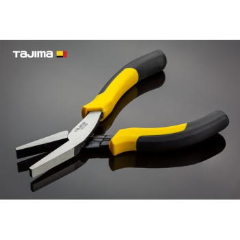 Плоскогубці (довгогубці) 150 мм TAJIMA (Японія) CrNi Хром-нікель, з плоскими губками