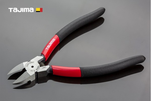 Кусачки бокорізи 160 мм TAJIMA Premium CrV для пластику плоскі губки Кусачки бокорізи 160 мм TAJIMA Premium CrV для пластику плоскі губки