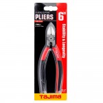 Кусачки бокорізи 160 мм TAJIMA Premium CrV для пластику плоскі губки Кусачки бокорізи 160 мм TAJIMA Premium CrV для пластику плоскі губки