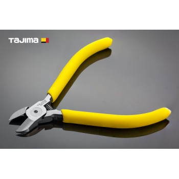 Кусачки бокорізи 125 мм TAJIMA (Японія) SHP-P125M, CrV, вигнуті губки