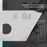 Лезвия для ножа 9 мм нержавеющие Woodpecker серые 10шт FD-S40
