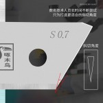 Лезвия для ножа 25 мм нержавеющие Woodpecker серые 10шт FD-S70