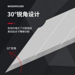 Лезвия для ножа 9 мм угол 30° Woodpecker серые 10шт FD-N40A