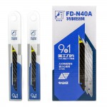 Лезвия для ножа 9 мм угол 30° Woodpecker серые 10шт FD-N40A Лезвия для ножа 9 мм угол 30° Woodpecker серые 10шт FD-N40A