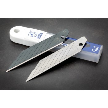 Лезвия для канцелярского ножа 18мм Woodpecker ультра острые серые 10шт угол 30°  FD-N50A