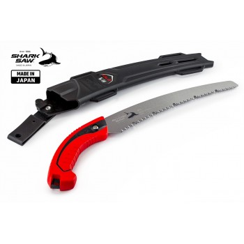 Ножовка садова 300мм TAKAGI (Японія) SHARK SAW вигнута з поясним чохлом 7 TPI
