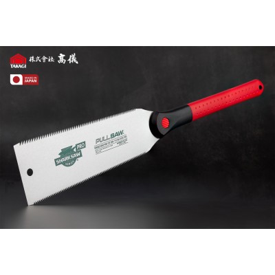 Пила ручна по дереву 240 мм TAKAGI (Японія) Shark Saw Pro Ryoba двостороння 17/9 TPI