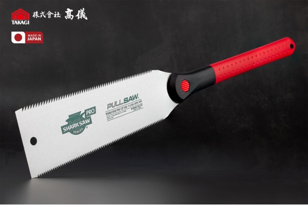 Ножовка по дереву 240 мм TAKAGI Shark Saw Pro Ryoba двухсторонняя 17/9 TPI
