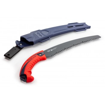 Японська ручна садова пила  TAKAGI SHARK SAW вигнута з поясним чохлом з фторопластовим покриттям леза, 7 TPI, 270 мм