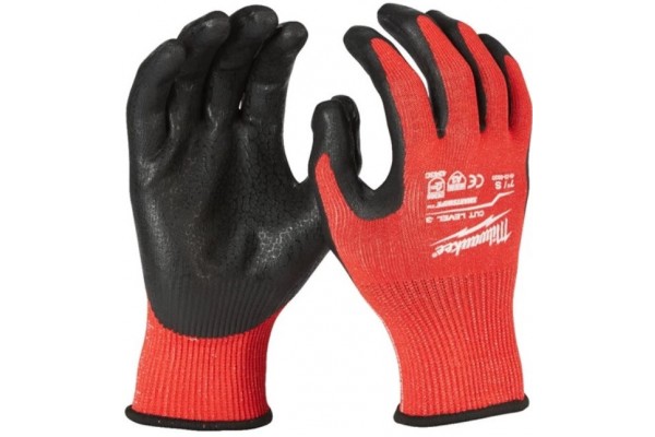 Рукавички захисні MILWAUKEE XL/10 рівень захисту від порізів 3