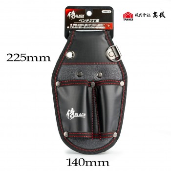 Поясний чохол тримач для інструменту Takagi Samurai Black SRBT-2, 2 кишені