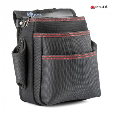 Поясная сумка электрика Takagi Samurai Black SRB-03, 5 кармана