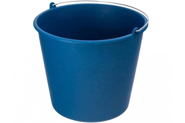 Строительное ведро 16 л с резиновым покрытием (Испания)