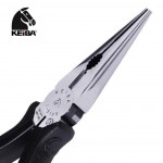 Плоскогубцы долгогубцы 163 мм KEIBA Япония с рожучим лезвием