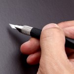 Ніж скальпель канцелярський 9 мм 30° SDI 5491