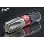 Ударная бита Milwaukee (милуоки) SHOCKWAVE TORX TXВО40 25мм Impact 2шт