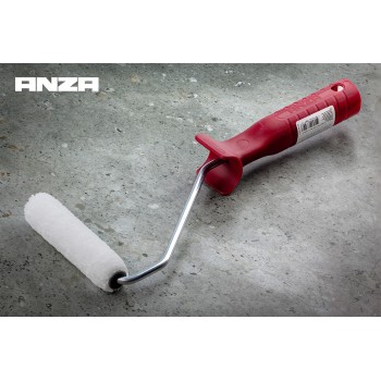 Валик малярный ANZA  Antex Microfiber, ворс 8 мм, 10 см с ручкой