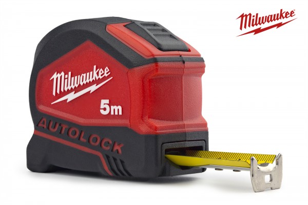 Рулетка Milwaukee Tape Measure Autolock з автостопом 25 мм 5 м