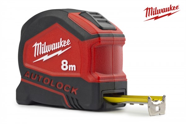 Рулетка Milwaukee Tape Measure Autolock з автостопом 25 мм 8 м