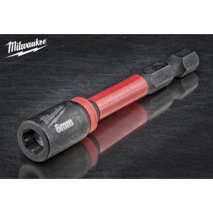 Торцевая головка Milwaukee Shockwave™ 1/4" 6 мм ударопрочная