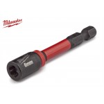 Торцевая головка Milwaukee Shockwave™ 1/4" 6 мм ударопрочная