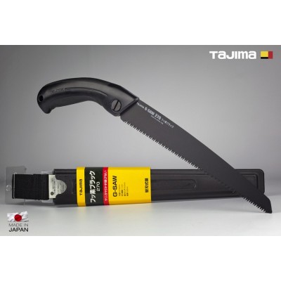 Пила ручна японська по дереву з поясним кофром TAJIMA G-SAW з фторопластовим покриттям 0,8 мм 270 мм 9 TPI