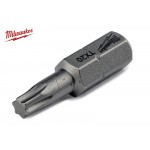 Монтажна біта Milwaukee (милуокі) TORX шестигранна ТХ25 25 мм (25 шт.)