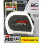 Рулетка строительная TAJIMA SIGMA SS2550-CHN усиленная лента автоматический фиксатор 25 мм х 5 м