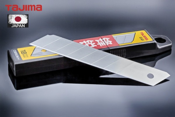 Лезвия сменные TAJIMA CB50KH сегментные ультра острые 18 мм серые 10 шт (таджима)