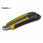 Нож строительный сегментный TAJIMA LC560YHSBL с кобурой 18 мм автоматический фиксатор GRI 560