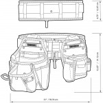 Набір ременів та сумок для будівельних інструментів ToughBuilt Handyman TB-CT-111-CP з 3 предметів