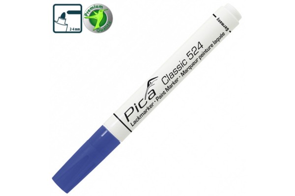 Маркер PICA Classic Industry Paint Marker рідкий синій 1-4 мм