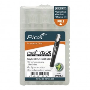 Грифель змінний для маркеру сухого PICA (піка) VISOR permanent Long life Industrial Marker білий 1-4 мм